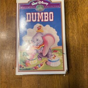 Disney Dumbo Masterpiece Collection VHS - Blue and Pink